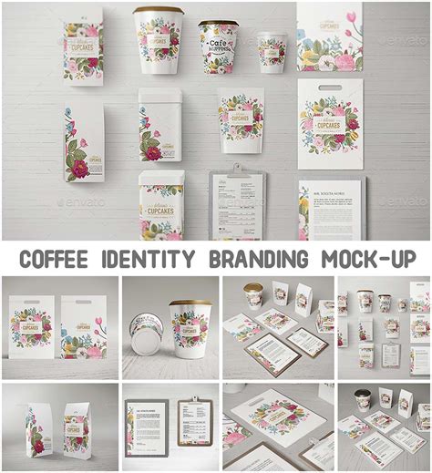 Coffee Identity Branding Mockups Free Download