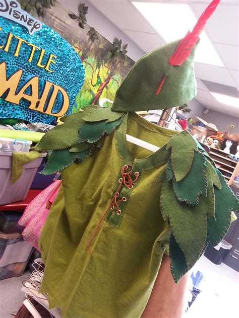 Peter Pan Jr Costume We Made Out Of Various Shades Of Green Fabric