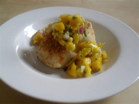 Bread Butter And Pickles Chilean Sea Bass With Mango Salsa