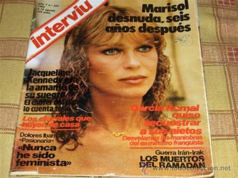 interviu nº con marisol desnuda Comprar Revista Interviú en todocoleccion