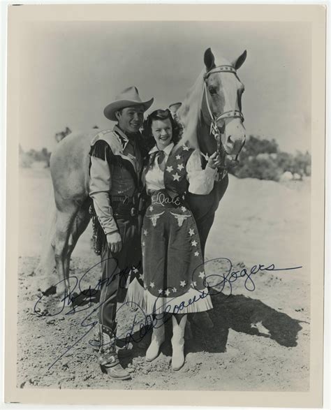Lot Detail Roy Rogers And Dale Evans Dual Signed X Photo Psa Dna
