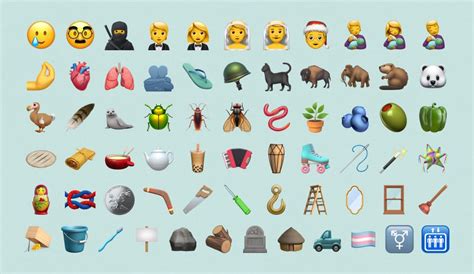 Das Sind Die 117 Neuen Emojis Für Iphone User