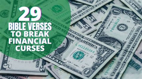 27 Bible Verses To Break Financial Curses