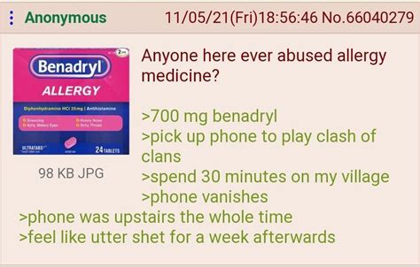 Benadryl Man Memesoundnik Detail