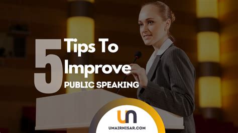 5 Effective Tips To Improve Your Public Speaking Skill Umair Nisar