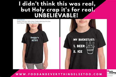 Daddy’s Little Slut T Shirt Pulled From Amazon S Site After Online Outrage Food And