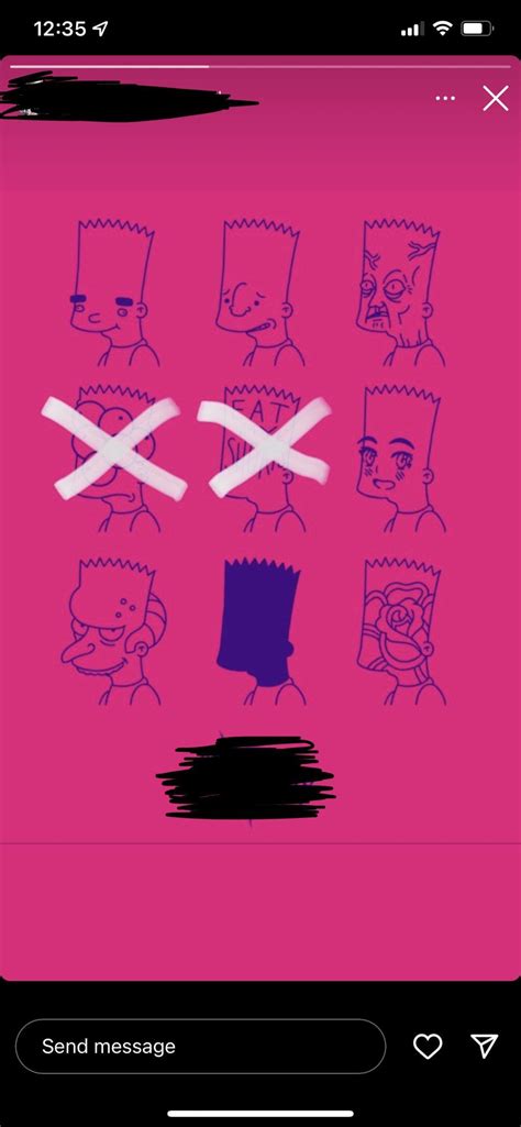 Friend Has Done A Tattoo Flash Of Bart Face Variations I Swear Ive