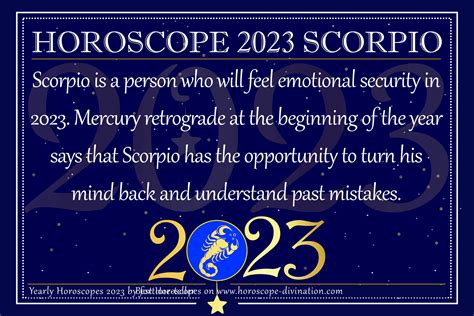 Horoscope 2023 Scorpio - Yearly Forecast & Future
