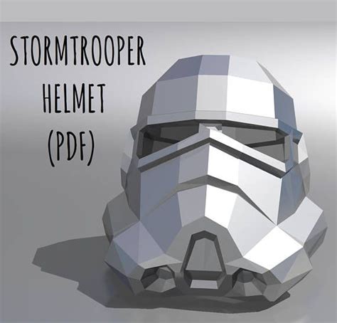 Stormtrooper Papercraft Printable Pdf Pepakura Template Star Wars