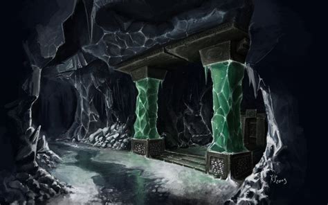 Ice Tomb By Bezduch On Deviantart Fantasy Concept Art Fantasy Art