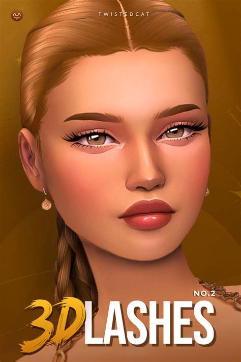 3d Eyelashes No2 Twistedcat On Patreon The Sims 4 Packs Tumblr
