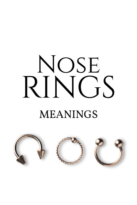 Nose Rings Meanings History Significance Jewelry Auctioned