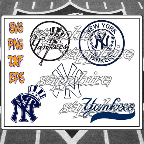 New York Yankeess Bundle Svg Png Svg Sports Files Svg For Etsy