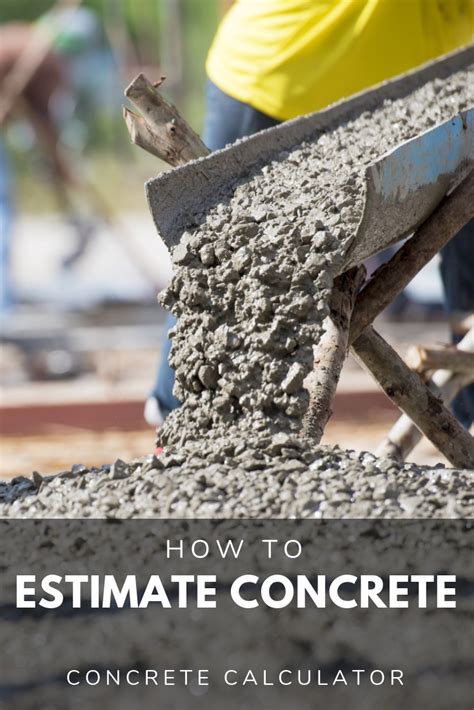 For concrete, the formula for volume is as follows: Concrete Calculator - Find Yards or Bags Needed for a Slab ...