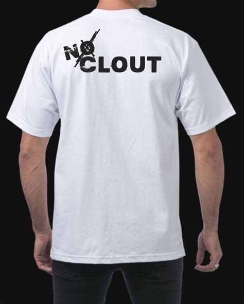 No Clout Logo T Shirt No Clout