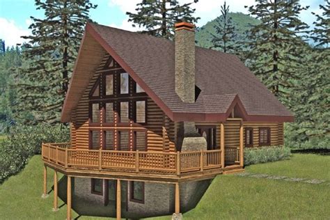 Our small cabin plans are all for homes under 1000 square feet, but they don't give an inch on being stylish. log cabin floor plans under 1200 sq ft | Log cabin floor ...