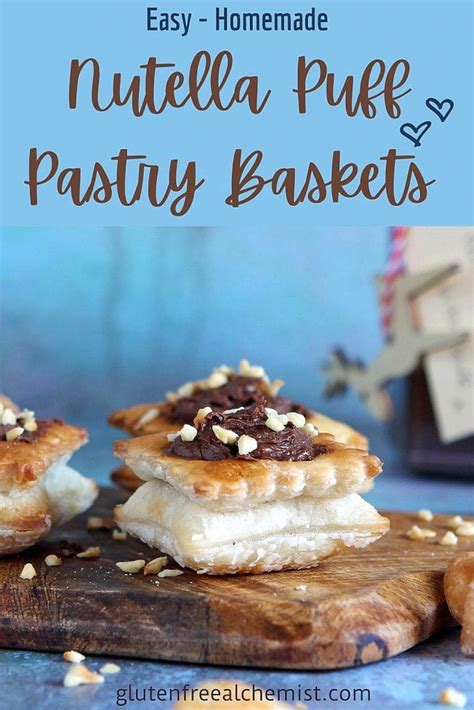 This is not a dough. How to make Easy Puff Pastry Baskets (with Nutella)