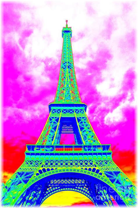 Colorful Eiffel Twer Photograph By Carol Groenen Fine Art America