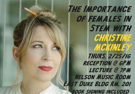 Renci At The Importance Of Females In Stem With Christine Mckinley