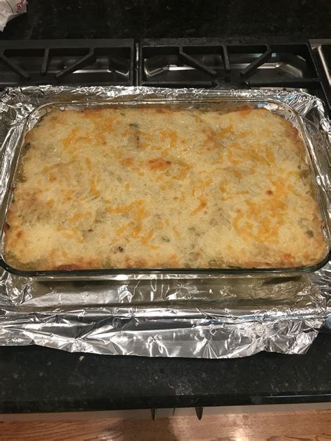 Fry the onion and apple in the oil until softened in a casserole or deep pan. Enchiladas casserole made with leftover smoked pork shoulder - Your Dinner For Tonight