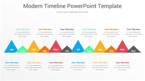 Modern Timeline Powerpoint Template Ciloart