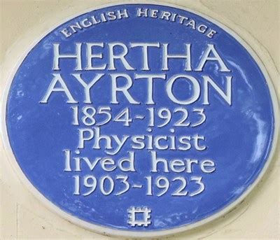 She did not receive a degree because they didn't award degrees to women at the time. Hertha Ayrton - Norfolk Square, London, UK - Blue Plaques ...