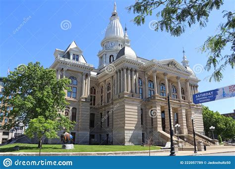 Tippecanoe County Courthouse In Lafayette Indiana 7330 Stock Image
