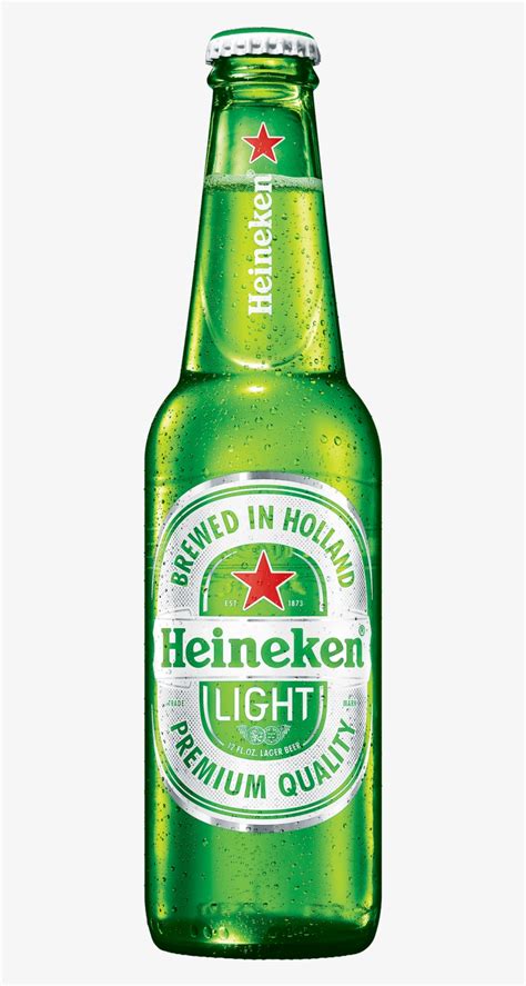 Heineken Light Beer Bottle Heineken Mid Strength Lager PNG Image