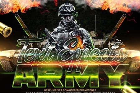 Army Photoshop Text Effects 24696024 - FreePSDvn