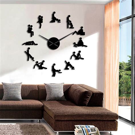 Oversized 36 decorative wall clock it's an exact decorative wall. Bachelorette Game Sexy DIY Large Wall Clock Home Decor ...