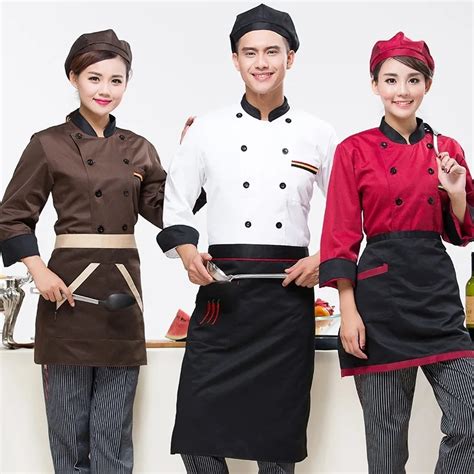 Chef Clothing Long Sleeved Autumn And Winter Hotel Kitchen Uniforms Restaurant Restaurant Chef