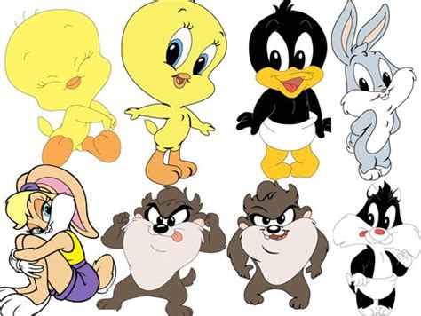 Baby Looney Tunes Cartoon Characters Free Vector Download Freeimages