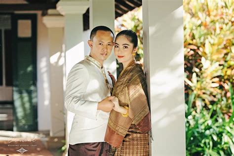 Aesthetic Culture Elegant Lao Wedding Dress Laos Photography Tours
