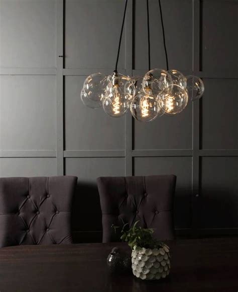 Dowsing And Reynolds Bubble Chandelier Light Three Point Bubble