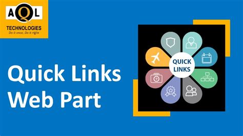 Aqls Sharepoint Intranet Quick Links Web Part Youtube