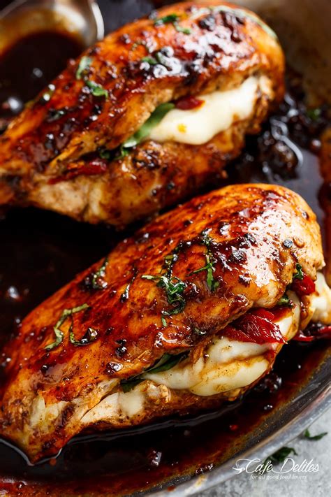 By stuffing chicken breasts, it is possible to bolster this meat's mild flavor and add a whole new dimension to a simple family meal. Merry Meeting Menus: Caprese Stuffed Chicken Breasts from ...
