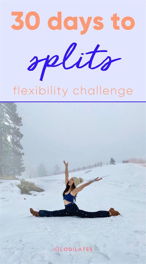 How To Get The Splits In 30 Days Flexibility Challenge Fitness Motivation Inspiration