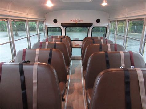 School Bus Blue Bird Seat