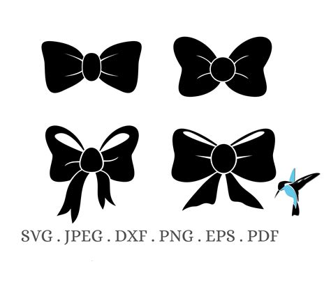 Bow Svg File Bow Vector Bow Clipart Bow Svg Bundle Bow Tie Svg