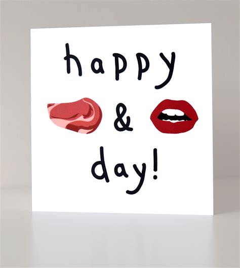 Naughty Steak And Blow Job Day Greeting Card