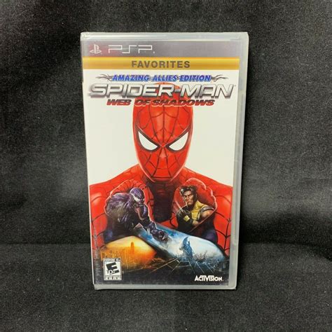 Spider Manweb Of Shadows Amazing Allies Edition Sony Psp Brand New 47875832978 Ebay