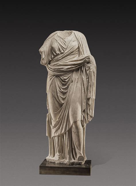 A Roman Marble Portrait Statue Of A Woman Circa 1st Century Ad The