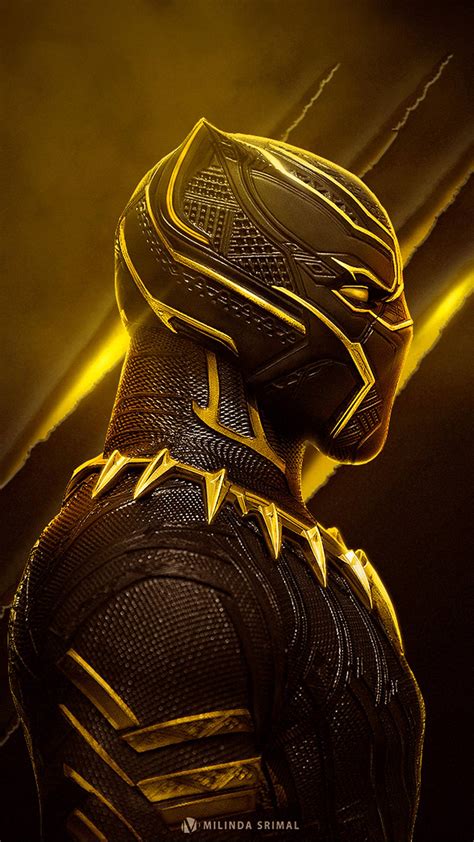 16 Black Panther Gold Wallpapers Wallpapersafari
