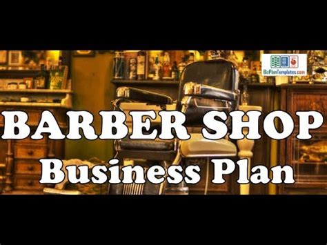 Put together a business plan sample format with explanations. BARBER SHOP BUSINESS PLAN - Template with example and ...