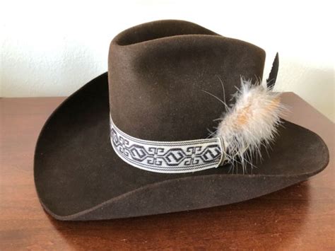 Stetson Cowboy Hat Size 6 34 John B Stetson Company 3 X Beaver Dark