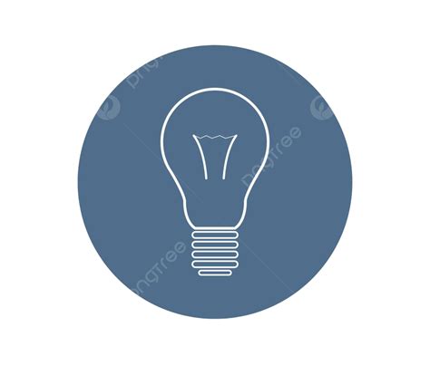 Ikon Bola Lampu Cahaya Latar Belakang Kontemporer Vektor Kontemporer