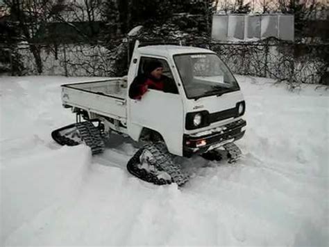 Mini X Let S Play In The Snow Suzuki Carry Snow Track Suzuki