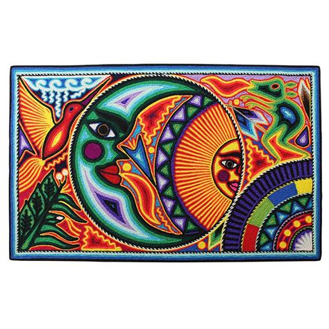 Huichol Yarn Art Collection - Huichol Yarn Painting - YP101611