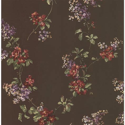 Brewster Floral Trail Wallpaper 282 64000 The Home Depot