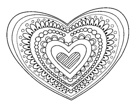 Mandalas De Amor Para San Valentin Imprimir Y Colorear Mandalas